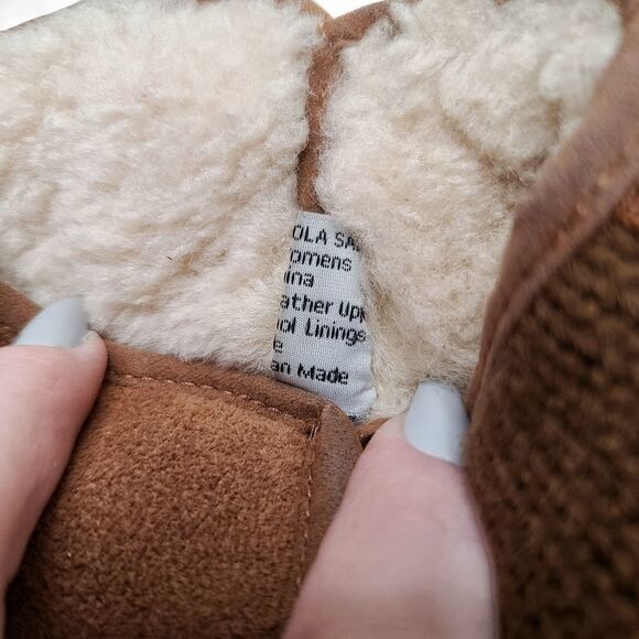 Clarks | Viola Sabra Suede Lambs Wool Lined Mid-calf Boots | 6 - Picture 14 of 14